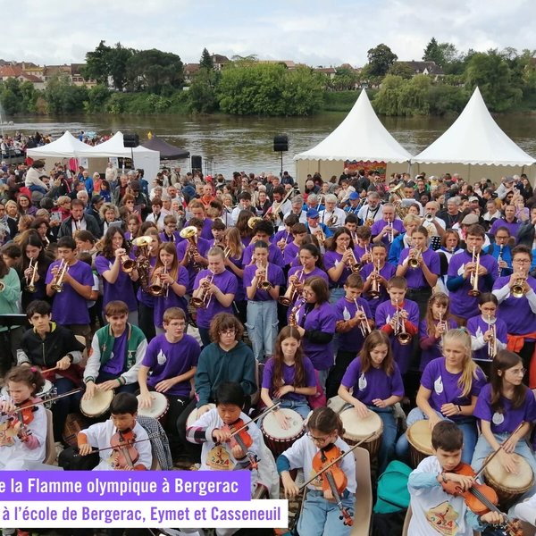 Flamme olympique Bergerac