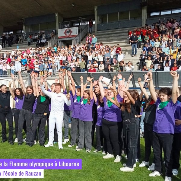 Flamme olympique Rauzan