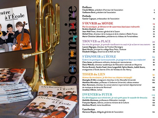 Orchestre à l'école - Livre 100 0001 histoires - Sommaire
