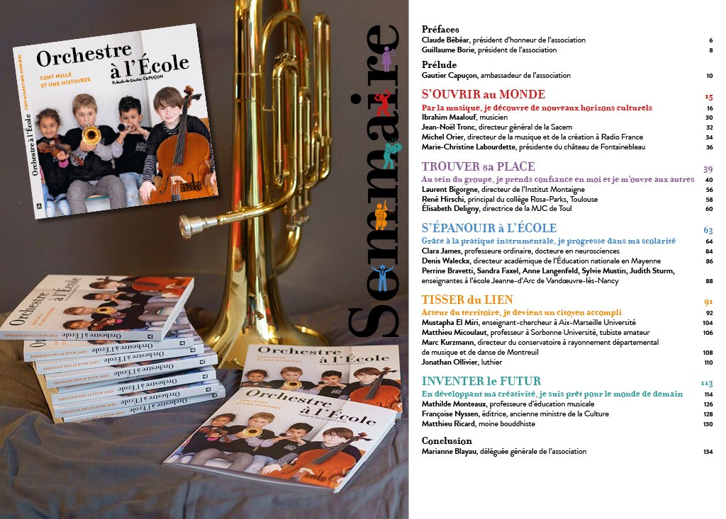 Orchestre à l'école - Livre 100 0001 histoires - Sommaire
